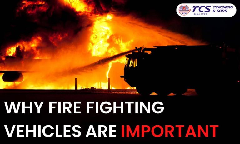 Why fire fighting vehicles are important?